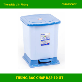 Thùng Rác Chân Đạp 20 Lít