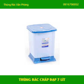 Thùng Rác Chân Đạp 7 Lít